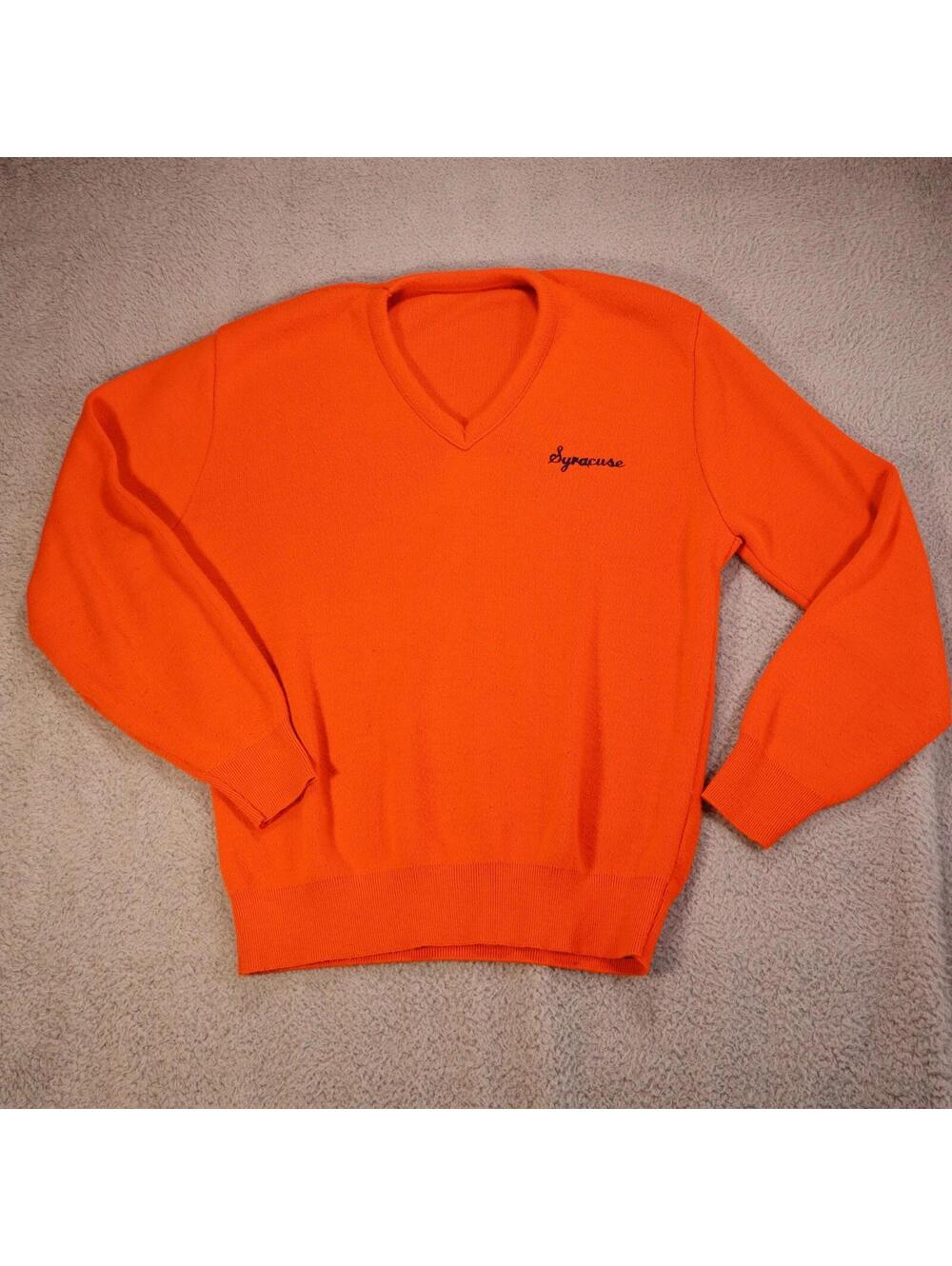 Syracuse University Artex Sweater Men Large USA vintage